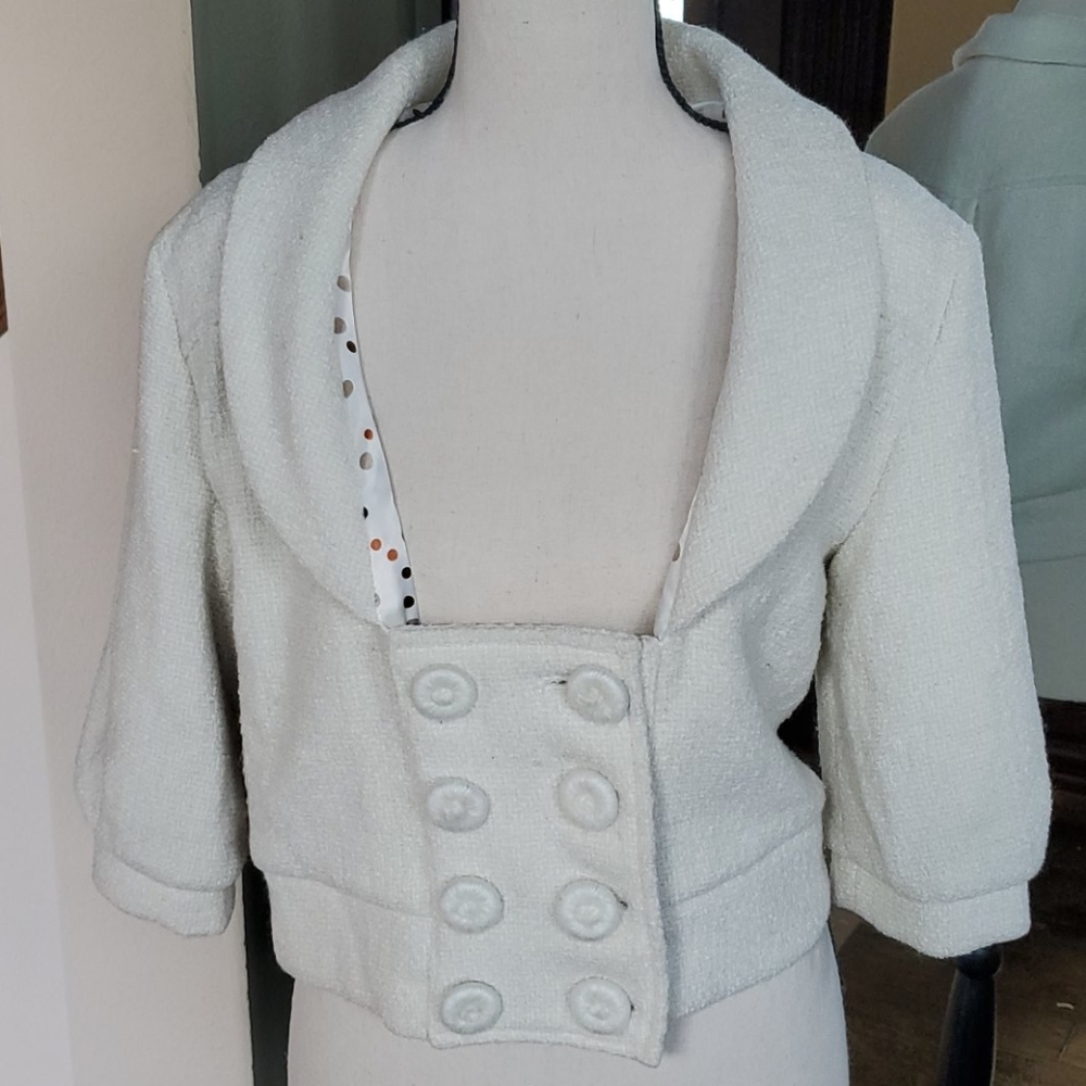 Azel Hazel Short Winter Blazer